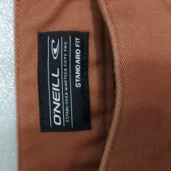 Men's O'NEILL Standard Fit Rust Colored Shorts Size 38 - Picture 3 of 8